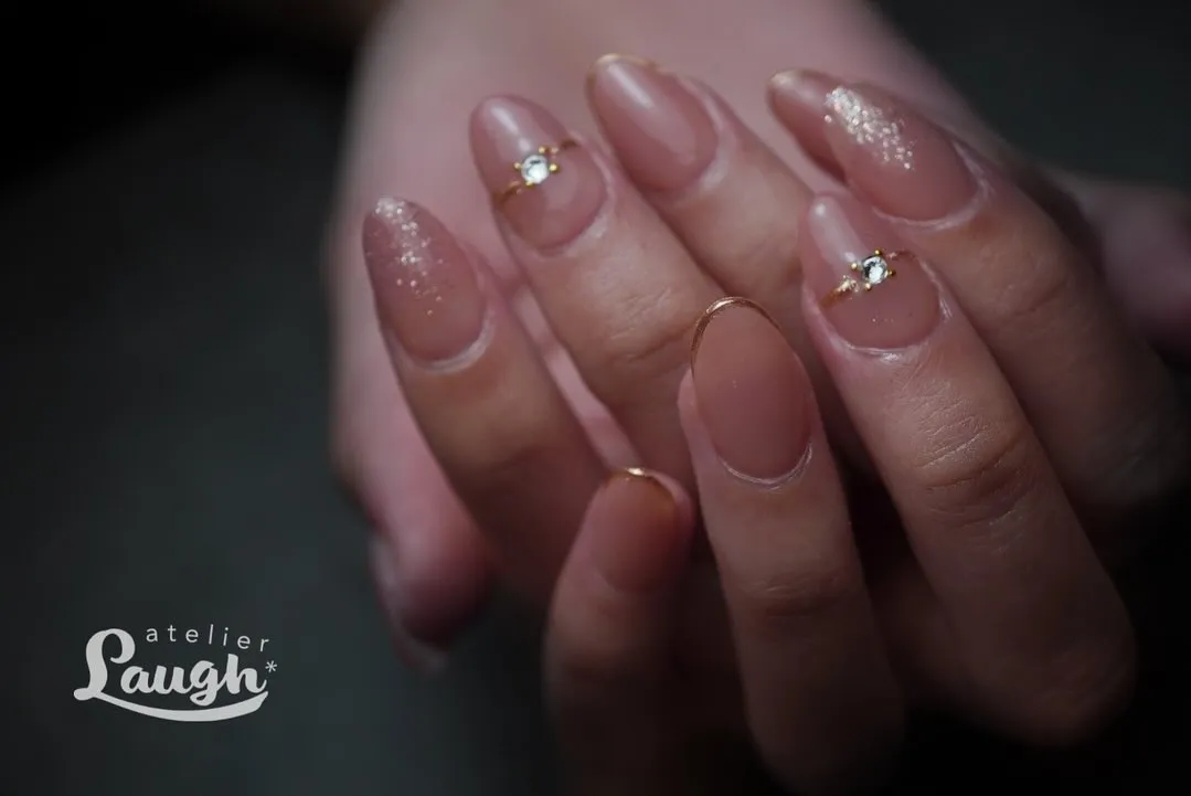 初ジェルネイル💅