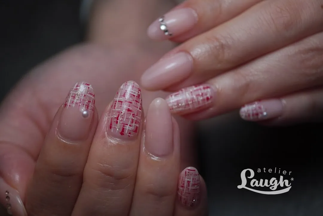 ツイードネイル💅