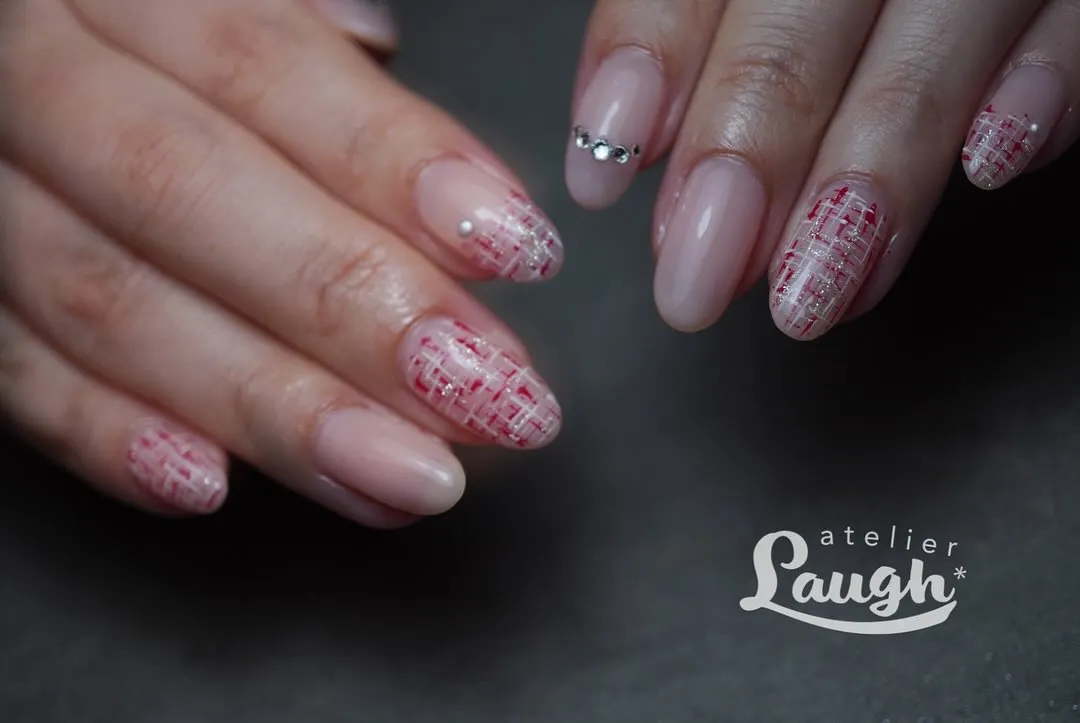 ツイードネイル💅